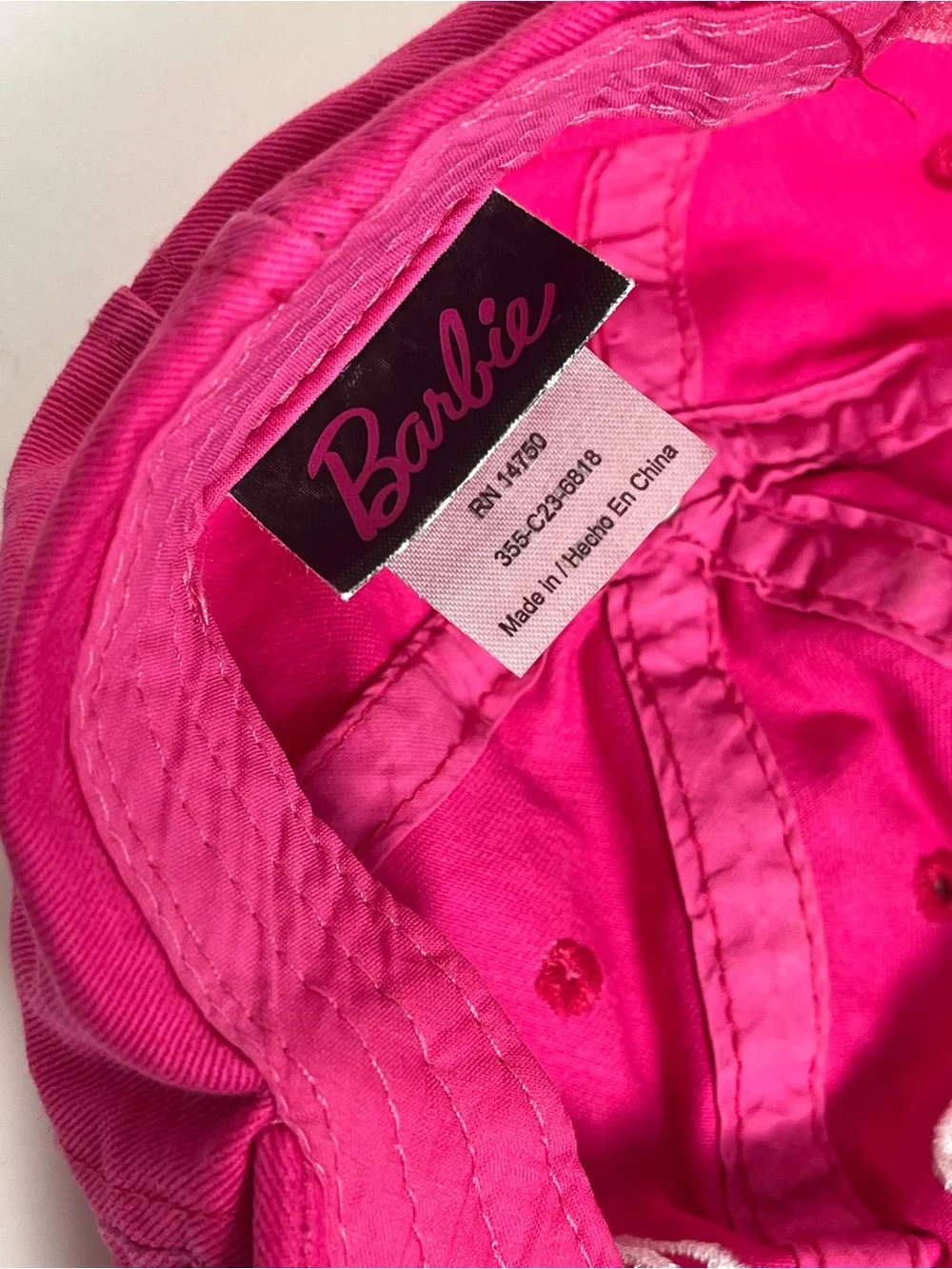 Barbie Hot Pink Baseball Cap